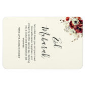 Magnet Flexible Aïd Moubarak Ramadan Kareem Aïd al Fitr Elégant (Horizontal)