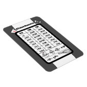Magnet Flexible Aide à la mesure de la cuisine dans l'aimant à eau (Côté Droit)