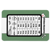 Magnet Flexible Aide à la mesure de la cuisine dans l'aimant de ta (Horizontal)