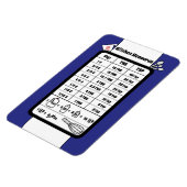Magnet Flexible Aide de mesure de cuisine en aimant cobalt (Côté Gauche)