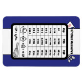 Magnet Flexible Aide de mesure de cuisine en aimant cobalt (Horizontal)