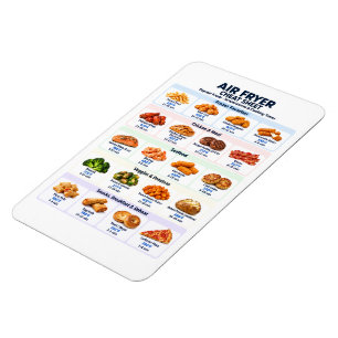 Magnet Flexible Aide-mémoire pour la friteuse à air chaud Temps de
