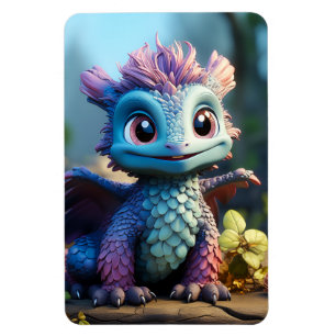 Magnet Flexible Aiden, un dragon fantaisiste