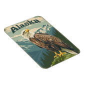 Magnet Flexible Aigle à tête blanche de l'Alaska (Côté Droit)