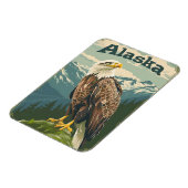 Magnet Flexible Aigle à tête blanche de l'Alaska (Côté Gauche)