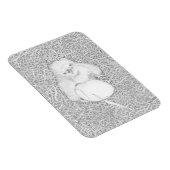 Magnet Flexible Aigle de bébé E14 avec son petit Buddy Eggbert2 (Côté Droit)