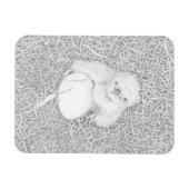 Magnet Flexible Aigle de bébé E14 avec son petit Buddy Eggbert2 (Horizontal)