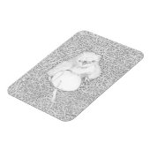 Magnet Flexible Aigle de bébé E14 avec son petit Buddy Eggbert2 (Côté Gauche)