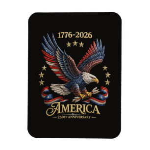 Magnet Flexible Aigle du 250e anniversaire américain