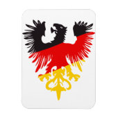 Magnet Flexible Aigle noir allemand (Vertical)