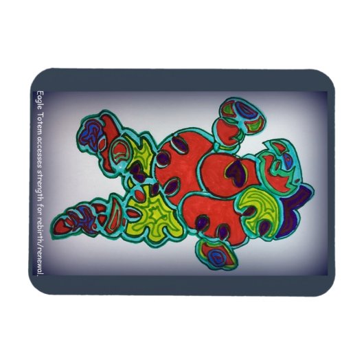 Magnet Flexible Aigle Totem (Horizontal)