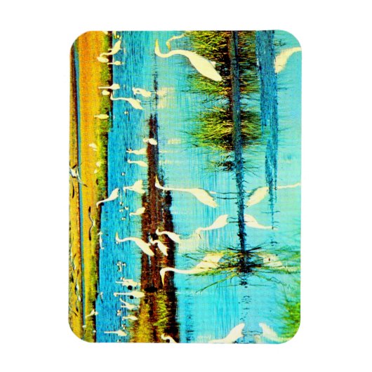 Magnet Flexible aigrettes enneigés (Vertical)