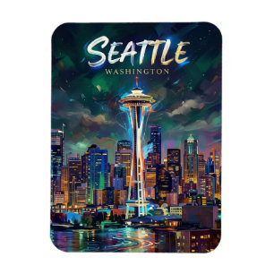 Magnet Flexible Aiguille de l'espace États-Unis