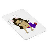 Magnet Flexible aile de chibi bunnygirl (Côté Droit)
