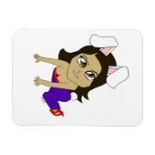 Magnet Flexible aile de chibi bunnygirl (Horizontal)