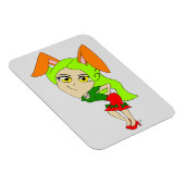 Magnet Flexible aile de chibi bunnygirl (Côté Droit)
