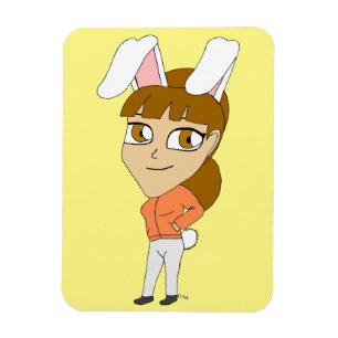Magnet Flexible aile de chibi bunnygirl