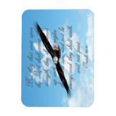 Magnet Flexible Ailes comme Aigles, Ésaïe 40:31 Bible chrétienne (Vertical)