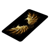 Magnet Flexible Ailes d'Ange d'or sur arrière - plan noir (Côté Gauche)