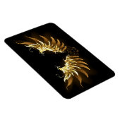Magnet Flexible Ailes d'ange dorées sur fond noir (Côté Droit)