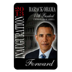 Magnet Flexible Aimant 2013 commémoratif de Barack Obama