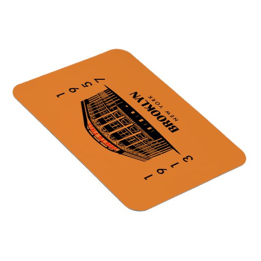 Magnet Flexible Aimant 3x4 'Ebbets Field' (Côté Droit)