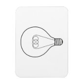 Magnet Flexible Aimant à ampoule (Vertical)