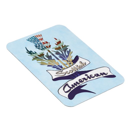 Magnet Flexible Aimant à chardon américain écossais (Côté Droit)