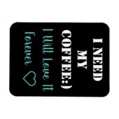 Magnet Flexible Aimant à dire du café (Horizontal)