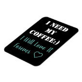 Magnet Flexible Aimant à dire du café (Côté Gauche)