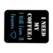 Magnet Flexible Aimant à dire du café (Horizontal)