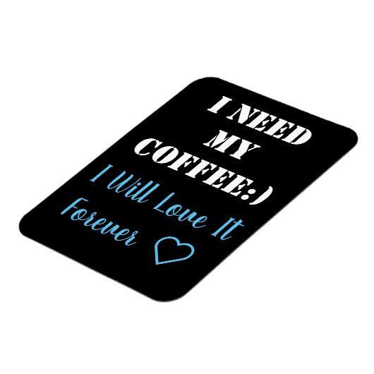 Magnet Flexible Aimant à dire du café (Côté Gauche)