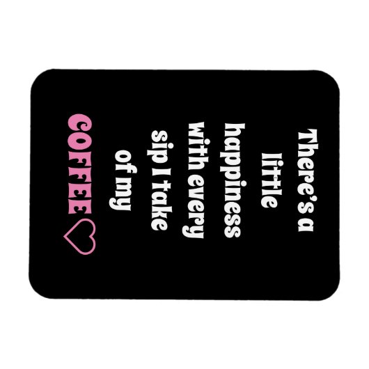 Magnet Flexible Aimant à dire du café (Horizontal)