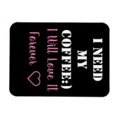 Magnet Flexible Aimant à dire du café (Horizontal)