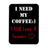 Magnet Flexible Aimant à dire du café (Vertical)