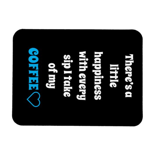 Magnet Flexible Aimant à dire du café (Horizontal)