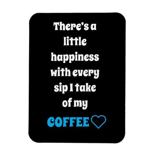 Magnet Flexible Aimant à dire du café (Vertical)