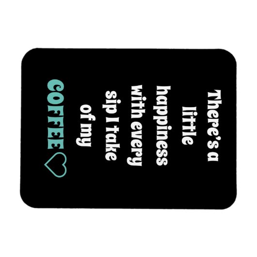 Magnet Flexible Aimant à dire du café (Horizontal)