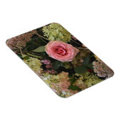 Magnet Flexible Aimant à disposition de fleurs d'hortensia roses (Côté Droit)