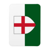 Magnet Flexible Aimant à drapeau d'Angleterre et du Pays de Galles (Vertical)