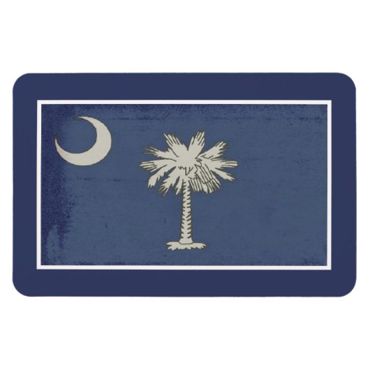 Magnet Flexible Aimant à drapeau d'état SC Palmetto (Horizontal)