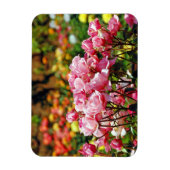 Magnet Flexible Aimant à imprimer avec des roses roses (Vertical)