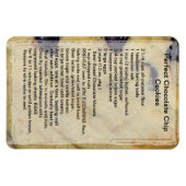 Magnet Flexible Aimant à la recette de biscuits de chocolat (Horizontal)