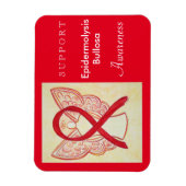 Magnet Flexible Aimant à ruban de sensibilisation à l'épidermolyse (Vertical)