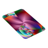 Magnet Flexible Aimant Abstrait Pink Pinwheel (Côté Droit)