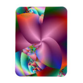 Magnet Flexible Aimant Abstrait Pink Pinwheel (Vertical)