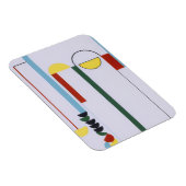 Magnet Flexible Aimant Abstrait Poulie – Design Coloré (Côté Droit)