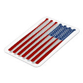 Magnet Flexible Aimant Amérique de baseball (USA) (Côté Gauche)