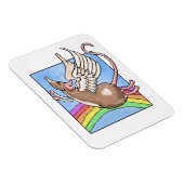 Magnet Flexible Aimant Ange Rat (Côté Droit)