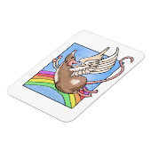 Magnet Flexible Aimant Ange Rat (Côté Gauche)